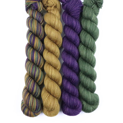 Wild Grapevine,  Sock yarn set - fingering weight