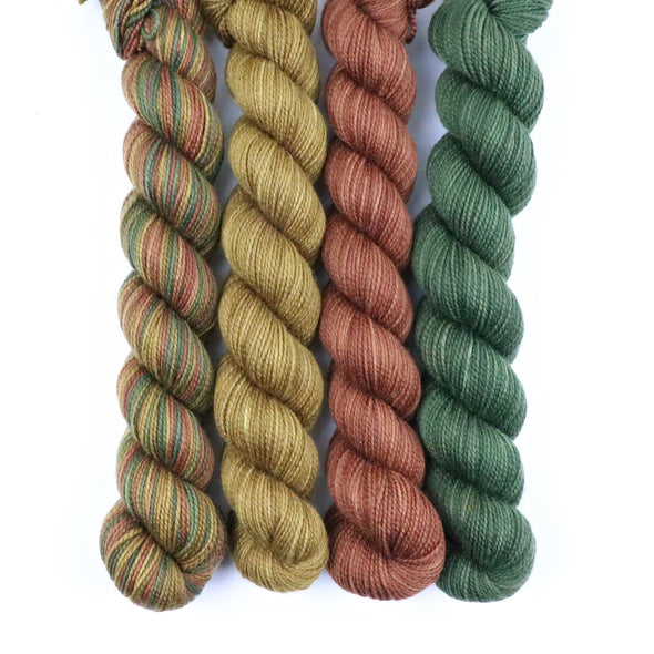 Beechwood,  Sock yarn set - fingering weight