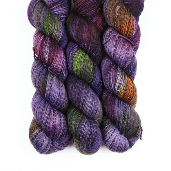 Dreamworld,  SW Merino & nylon zebra yarn - fingering weight