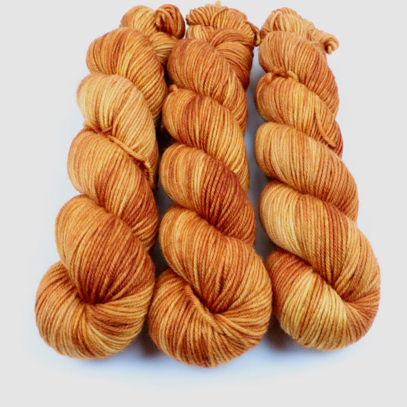 Glowing Copper, SW Merino yarn - DK weight