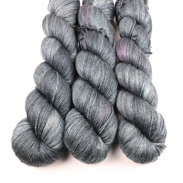 Misty Darkness,  SW Merino & silk yarn - fingering weight