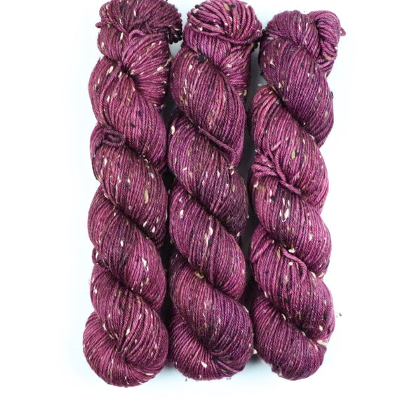 Plum Petals, Tweed Yarn - DK weight