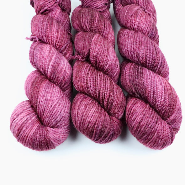 Plum Petals, Non-SW Merino yarn - worsted weight