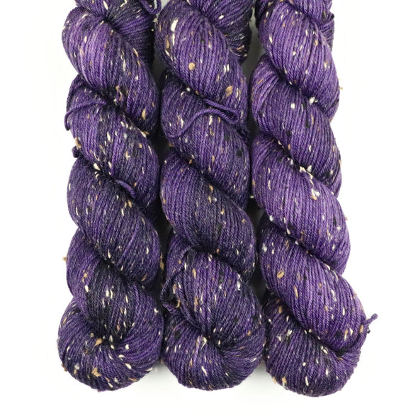 Purple Jewels, Tweed Yarn - DK weight