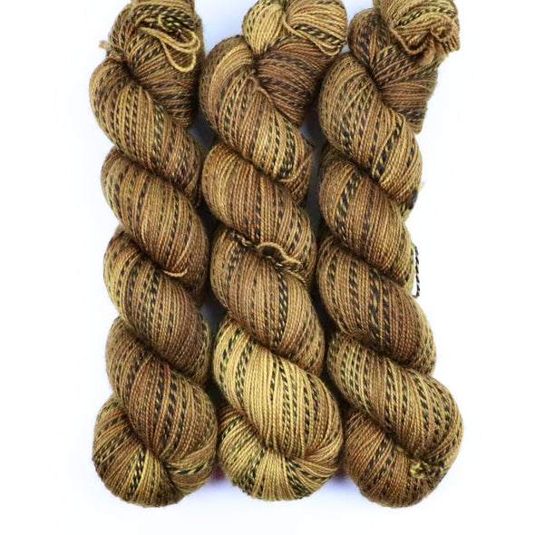 Sandbank,  SW Merino & nylon zebra yarn - fingering weight