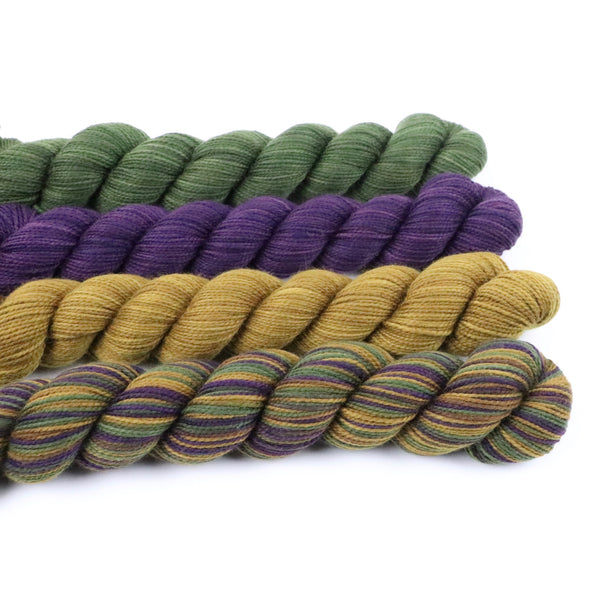 Wild Grapevine,  Sock yarn set - fingering weight