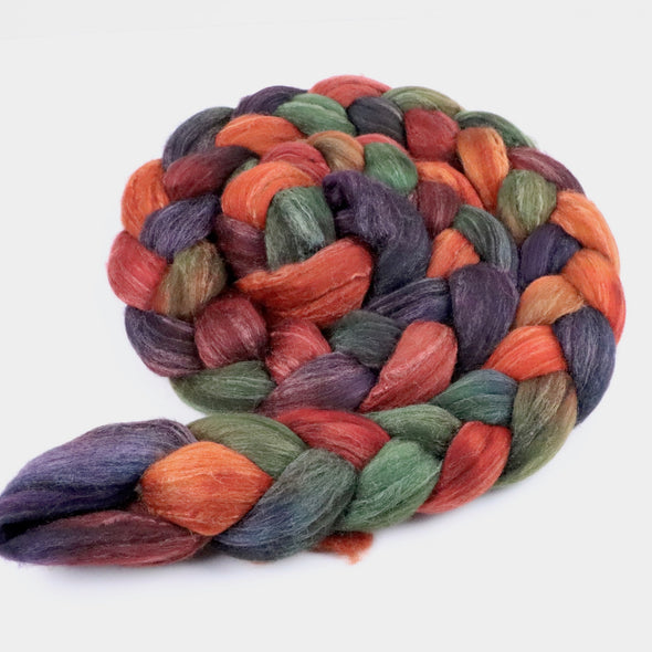 Glowing Maple, Superfine Merino / Silk - 5 oz