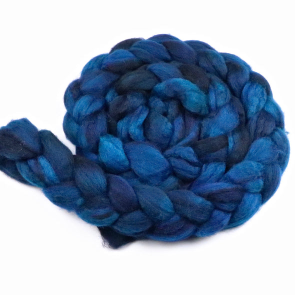Wild Blue, BFL wool - 5 oz